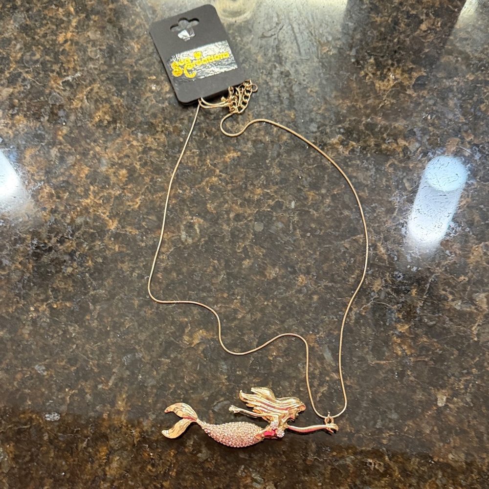 Mermaid Pendant Necklace